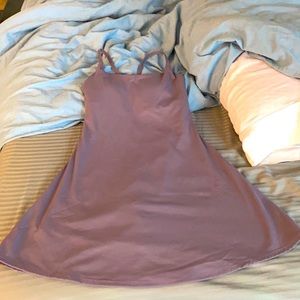 Halara Everyday dress in Lilac Chocolate